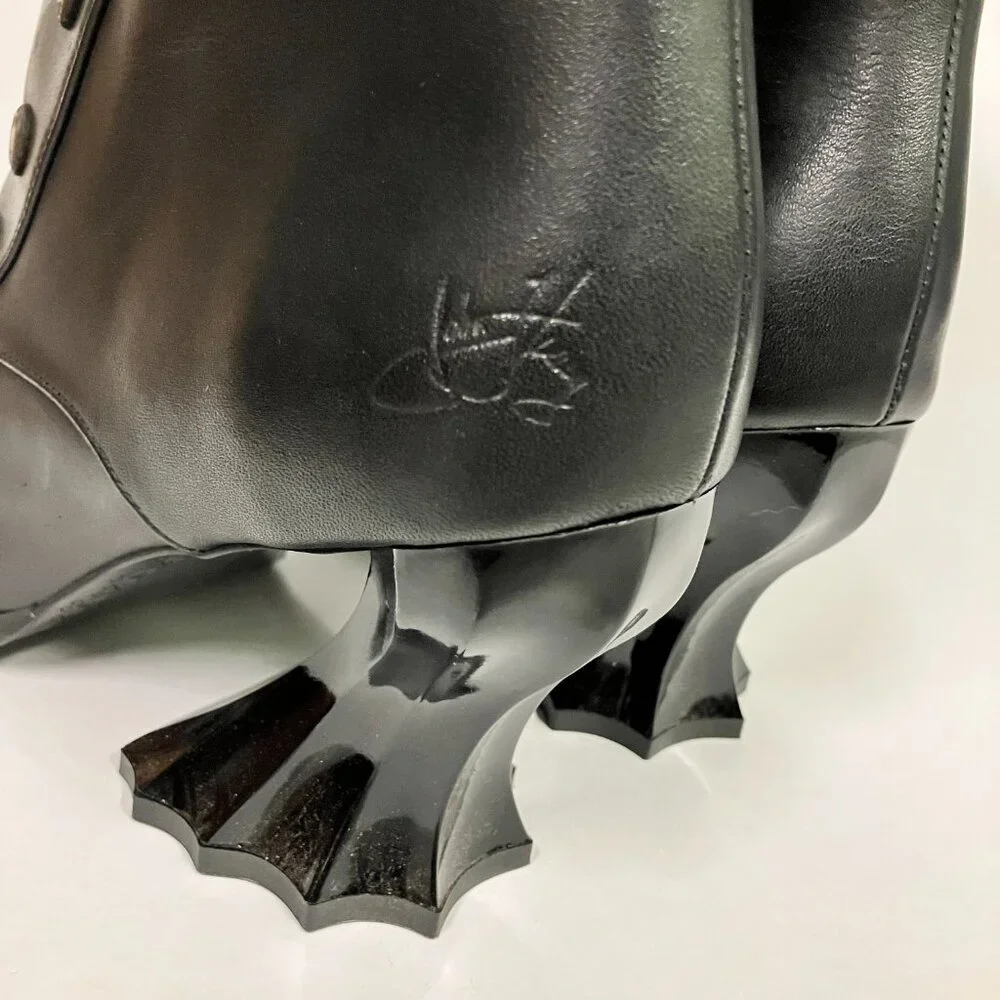*BRAND NEW!* Fluevog 2017 Deliverance LU Boots, Black, Size 9.5 (best for 8.5)! - Picture 7 of 11